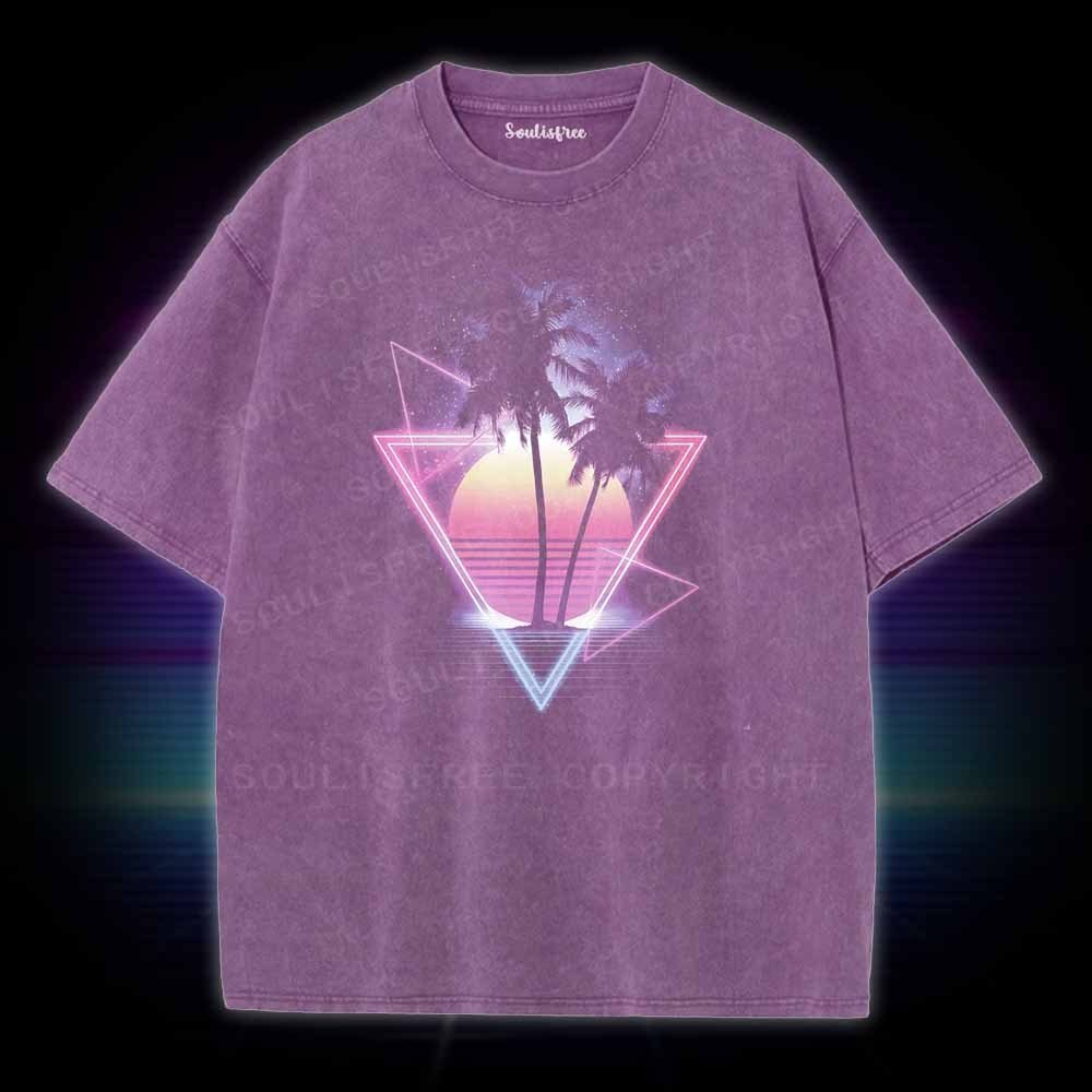 Soulisfree Retro 80s Vaporwave Washed Tee