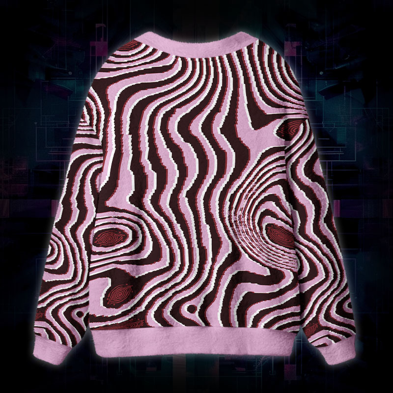 Soulisfree  Lost In My Mind Fuzzy Cardigan Sweater 