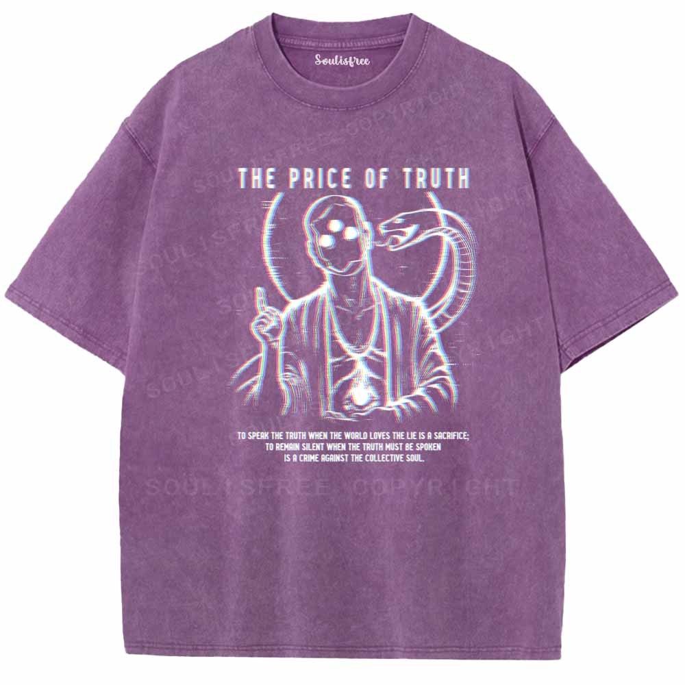 Soulisfree THE PRICE OF TRUTH Washed Tee