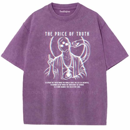 Soulisfree THE PRICE OF TRUTH Washed Tee