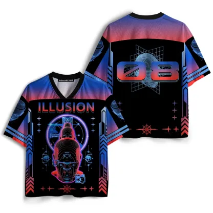 Soulisfree ILLUSION — Digital Mind Frame Mesh Jersey