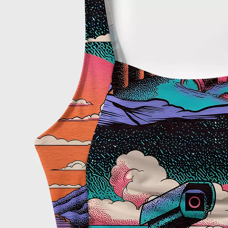 Soulisfree The Watcher in the Twilight One‑Piece Swimsuit