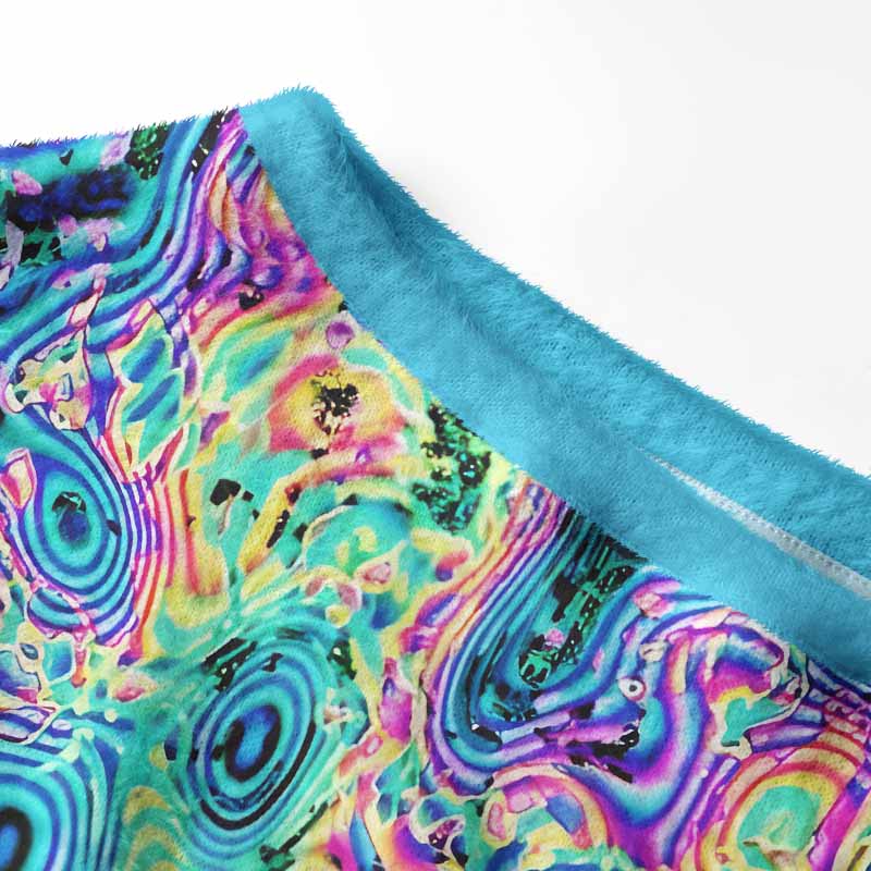 Soulisfree Liquid Dreams Fuzzy Off-Shoulder Sweater