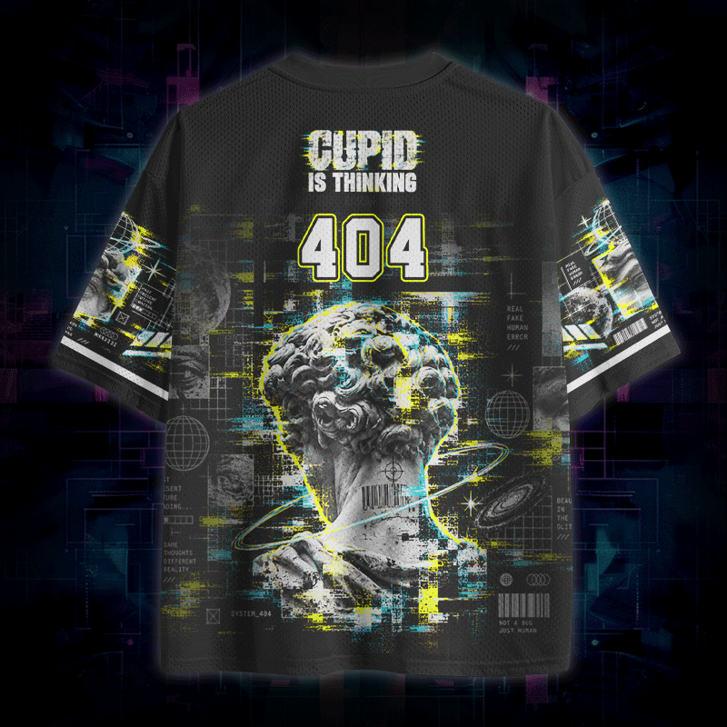 Soulisfree CUPID IS THINKING Mesh Jersey