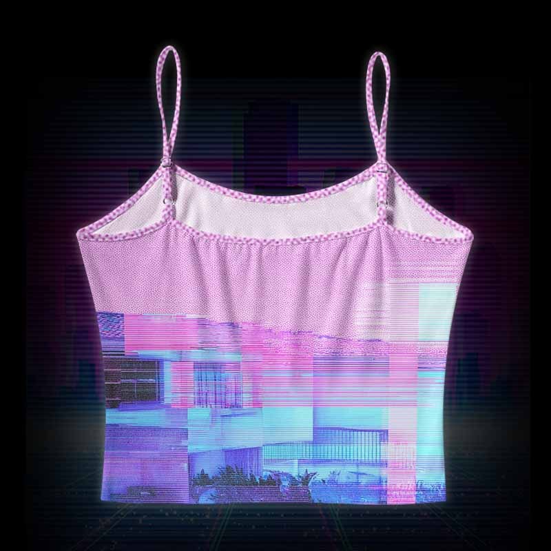 Soulisfree DIGITAL DISTORTION Brushed Cami