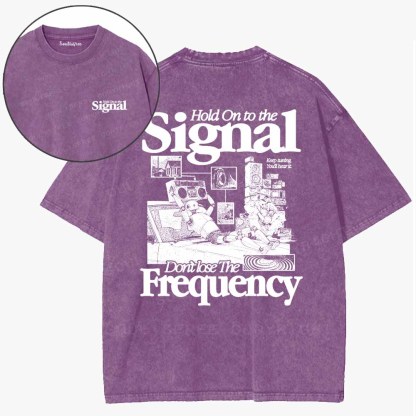 Soulisfree Don't Lose The Frequency Washed Tee
