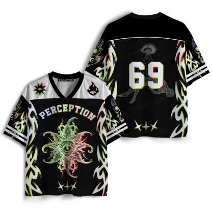 Soulisfree Chromatic Eye Mesh Jersey