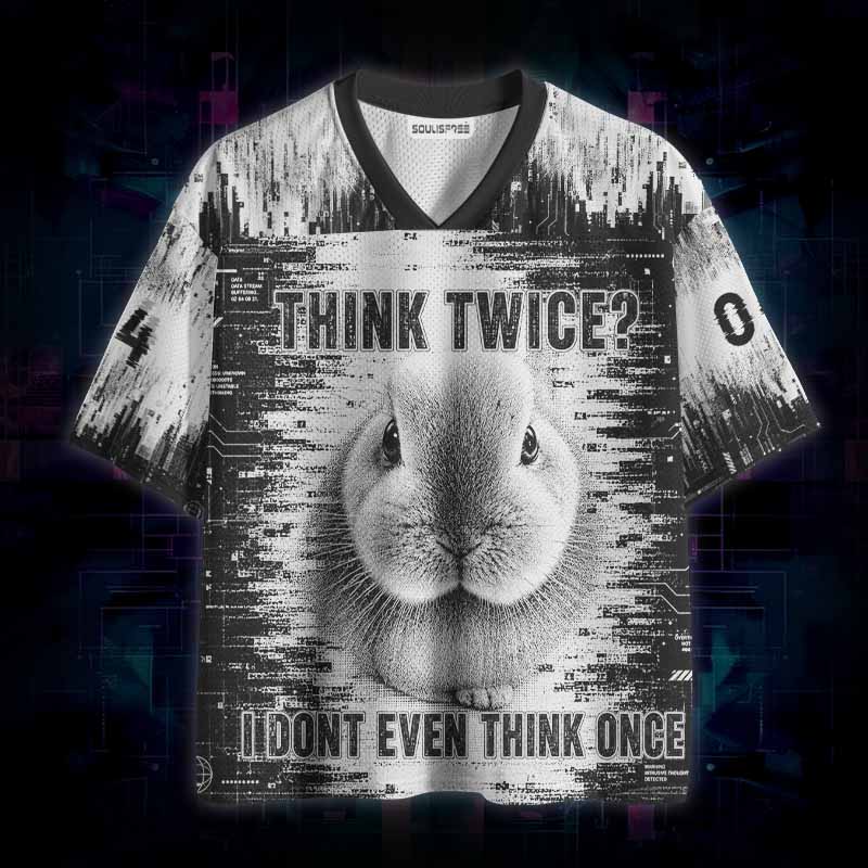 Soulisfree Think Twice? I Don’t Even Think Once Mesh Jersey