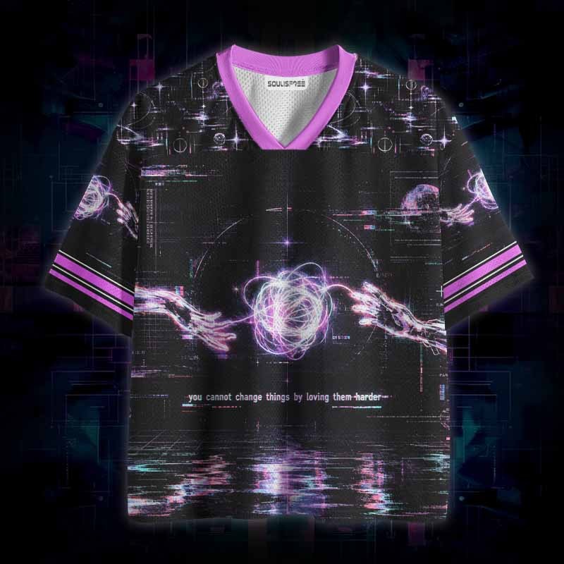 Soulisfree Love Cannot Fix Everything Mesh Jersey