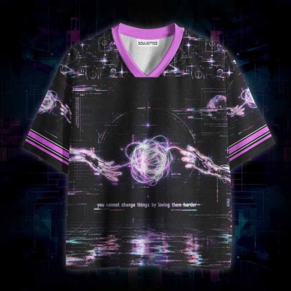 Soulisfree Love Cannot Fix Everything Mesh Jersey