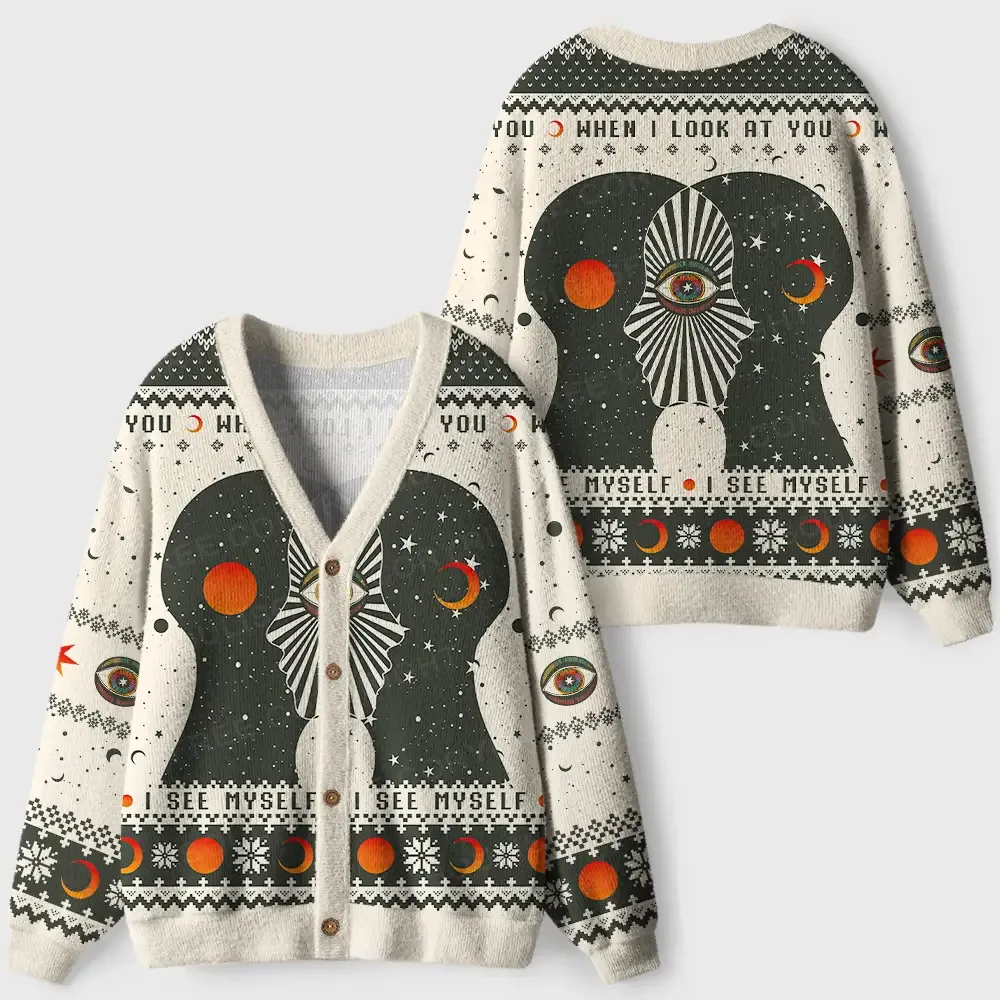 When I See You Ugly Cardigan Sweaters