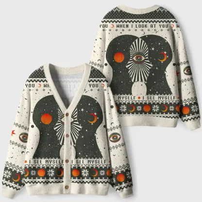 When I See You Ugly Cardigan Sweaters