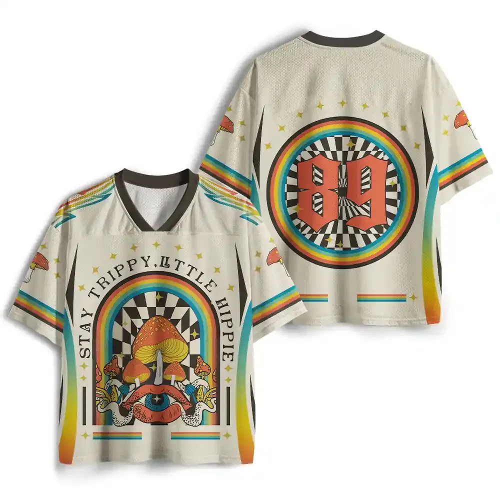 Stay Trippy, Little Hippie Mesh Jersey