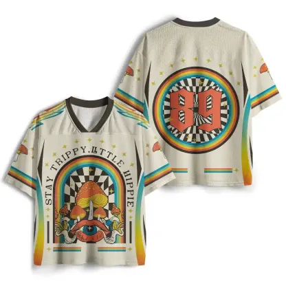 Stay Trippy, Little Hippie Mesh Jersey