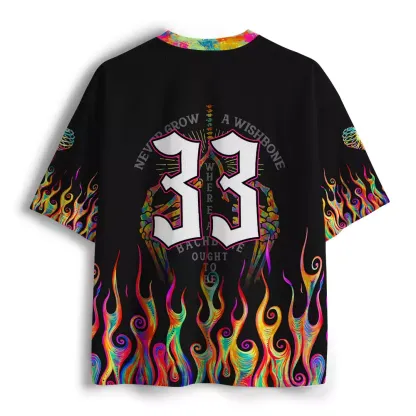 Soulisfree Never Grow A Wishbone, Where Your Backbone Ought tTo Be Mesh Jersey 