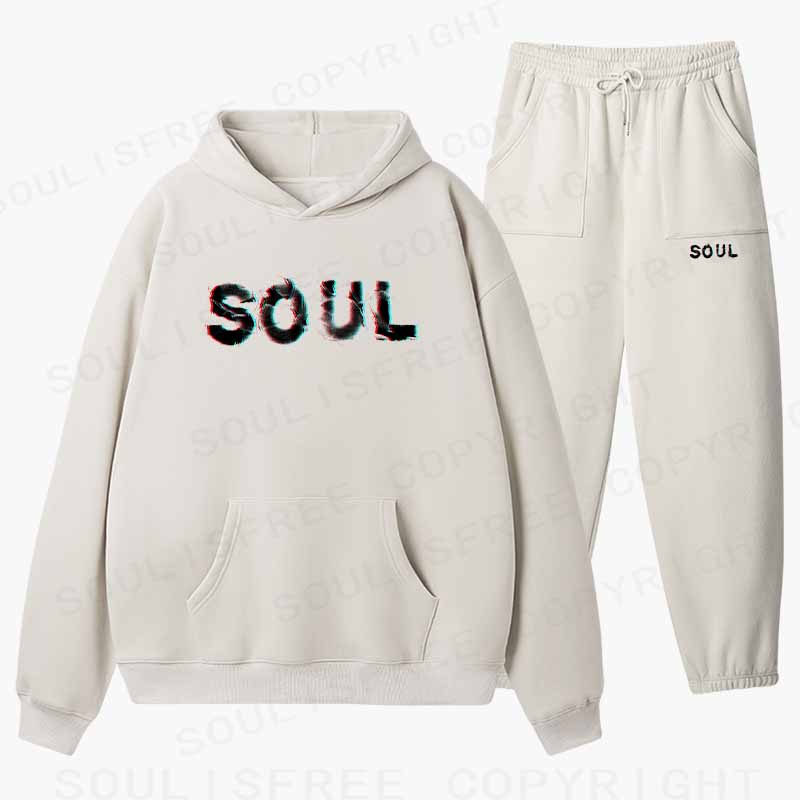 Soulisfree SOUL Cotton Fleece Hoodie Set