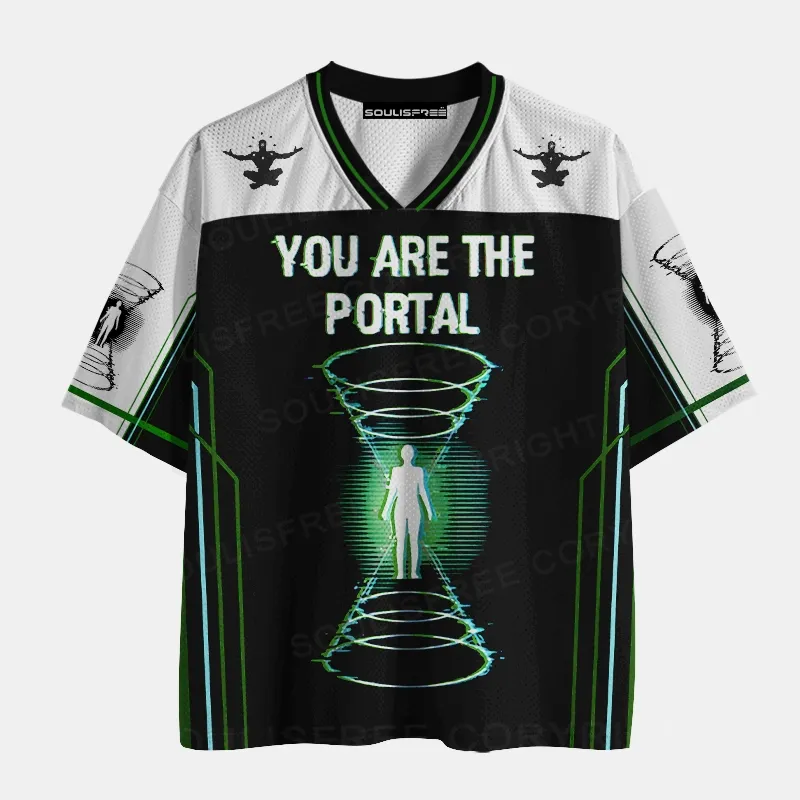 Soulisfree YOU ARE THE PORTAL Mesh Jersey