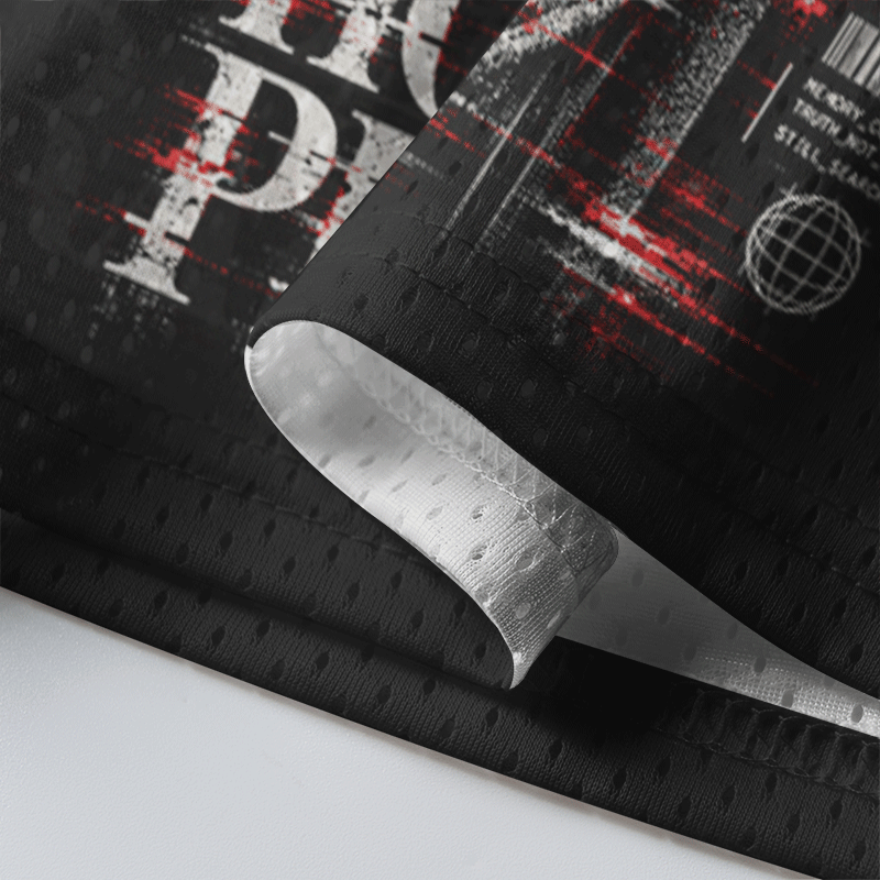 Soulisfree Broken Hollo Prayer Mesh Jersey