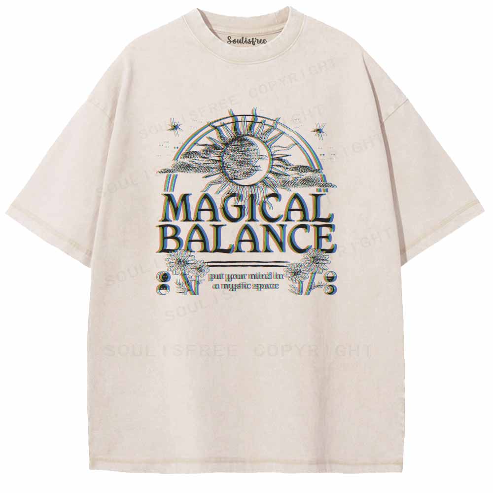 Soulisfree  MAGICAL BALANCE Washed Tee