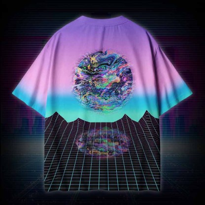 Soulisfree  NEON DIMENSION Cotton Tee