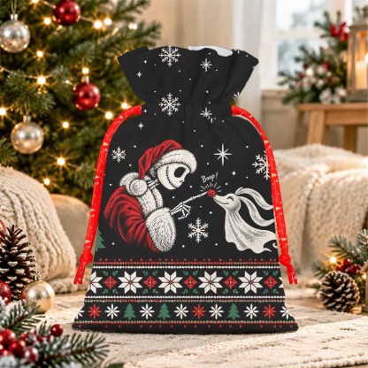 Soulisfree  Nightmare Christmas Christmas Gift Pouch