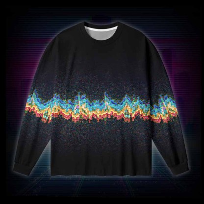 Soulisfree Energy Signal Long Sleeve Cotton Tee