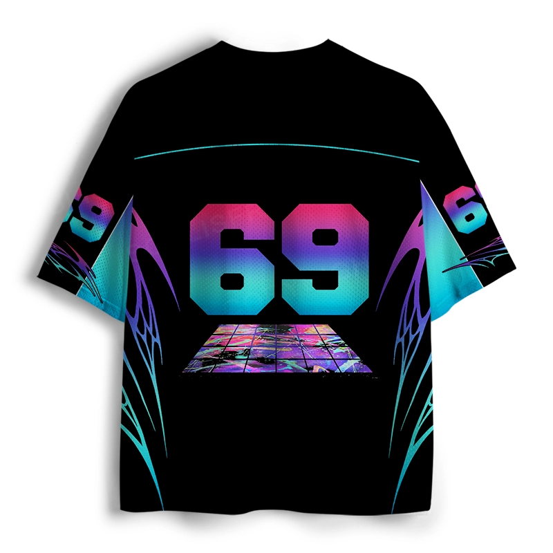 Soulisfree Futuristic Virtual Reality  Mesh Jersey