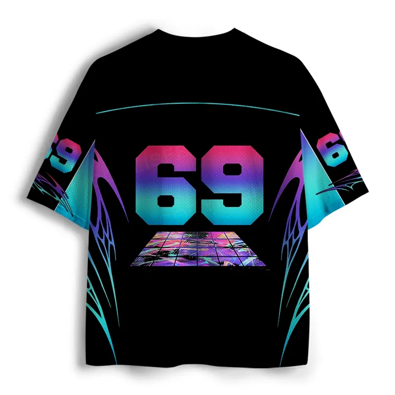 Soulisfree Futuristic Virtual Reality  Mesh Jersey