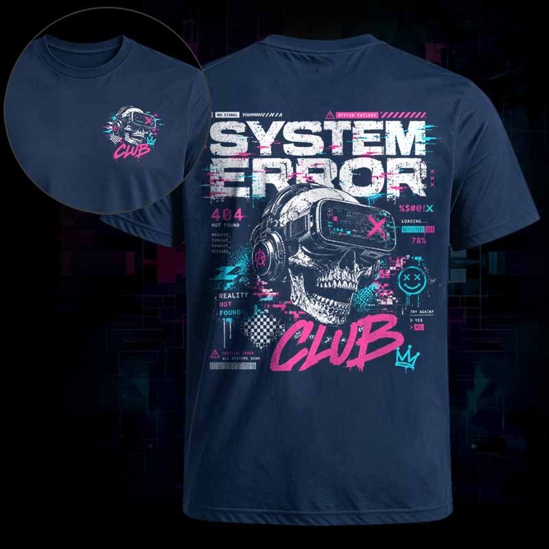 Soulisfree System Error Club  Classic Tee