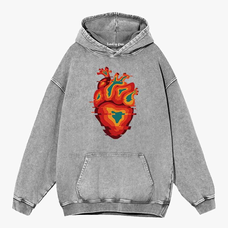 Soulisfree  The Crystallization of the Soul Washed Hoodie