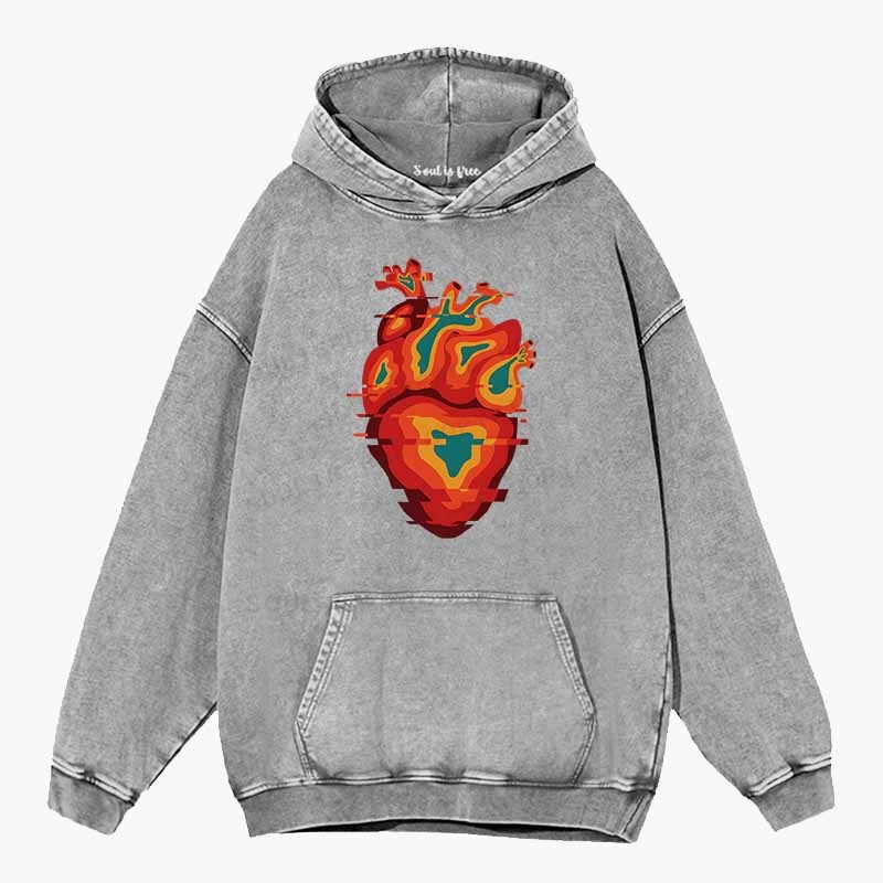 Soulisfree  The Crystallization of the Soul Washed Hoodie