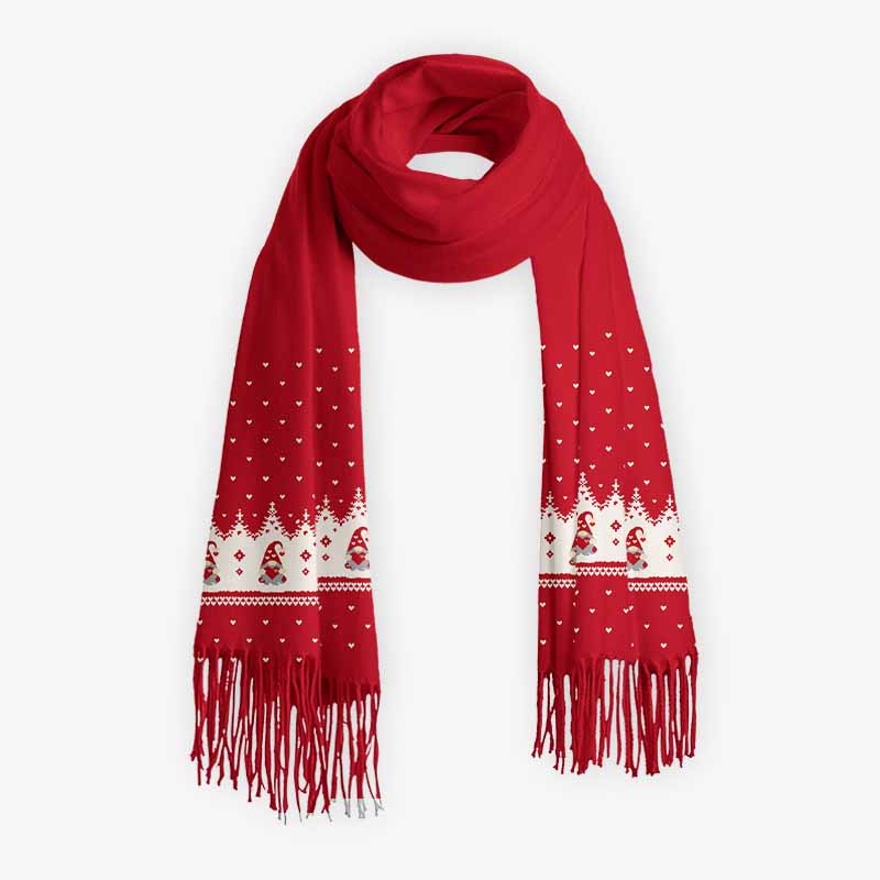Soulisfree Little Guardians Of Christmas Magic Fuzzy Fringed Scarf