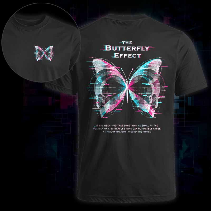 Soulisfree Digital Butterfly Effect Classic Tee