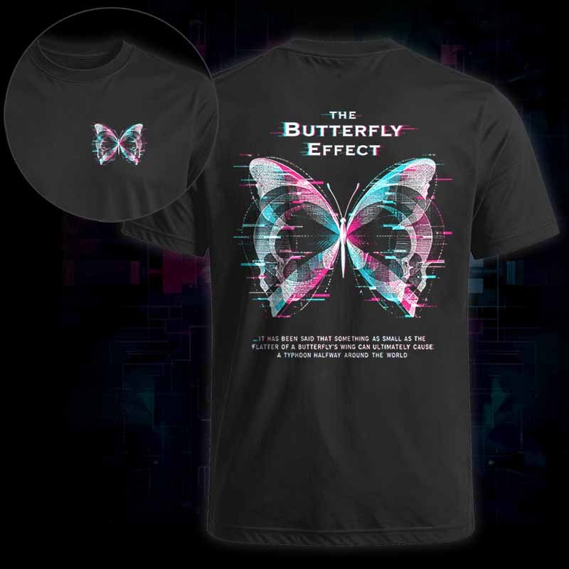 Soulisfree Digital Butterfly Effect Classic Tee