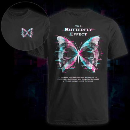 Soulisfree Digital Butterfly Effect Classic Tee