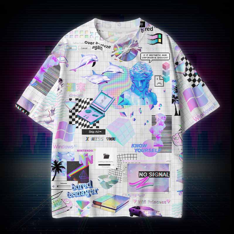 Soulisfree DIGITAL NOSTALGIA Cotton Tee