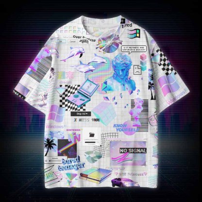 Soulisfree DIGITAL NOSTALGIA Cotton Tee