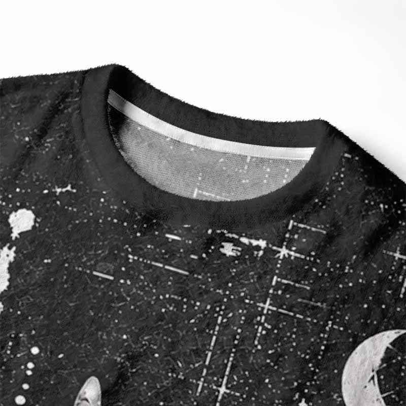 Soulisfree We Don’t Do Normal Fuzzy Crewneck Sweater