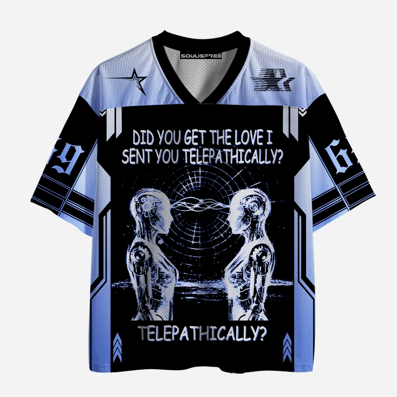 Soulisfree Future Love Message Mesh Jersey