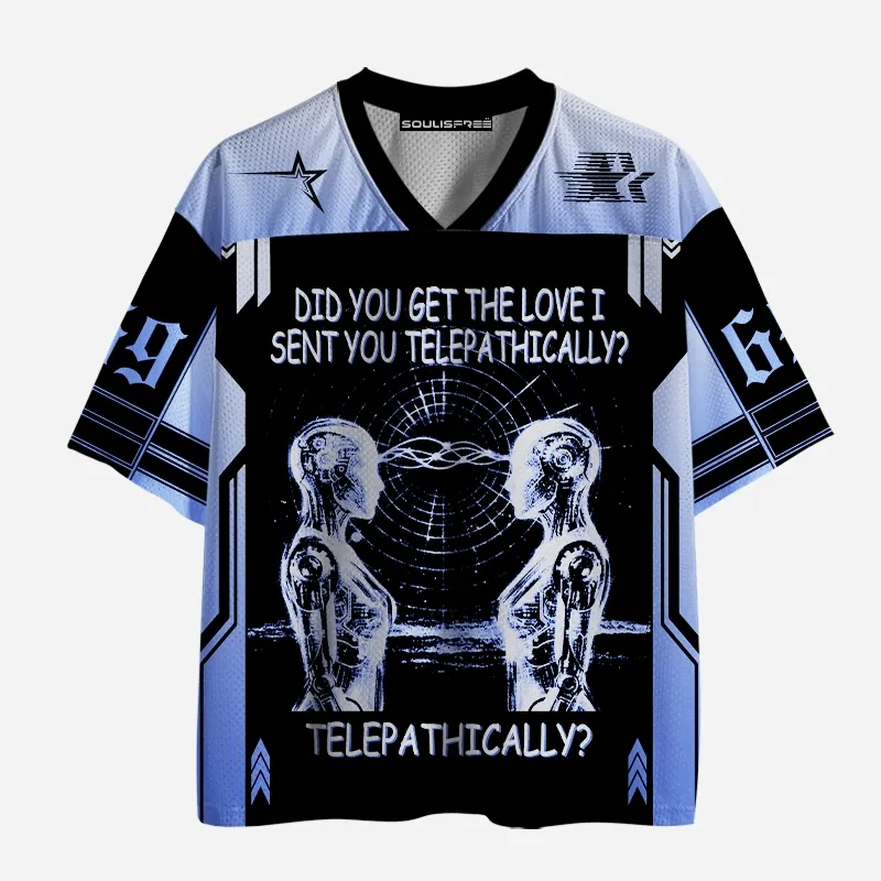 Soulisfree Future Love Message Mesh Jersey