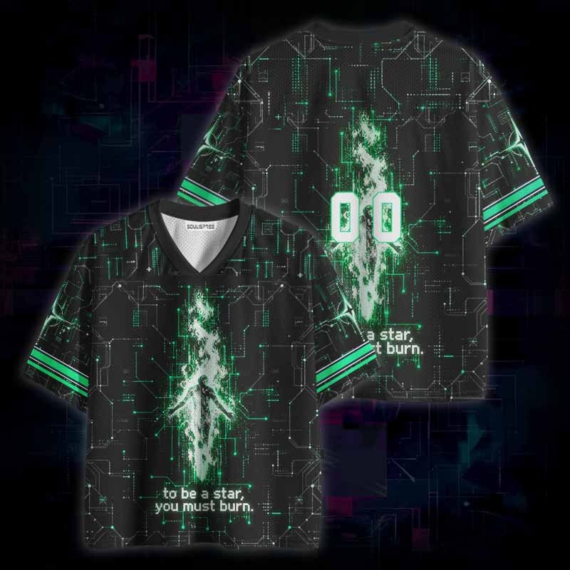 Soulisfree To Be A Star. You Must Burn. Mesh Jersey