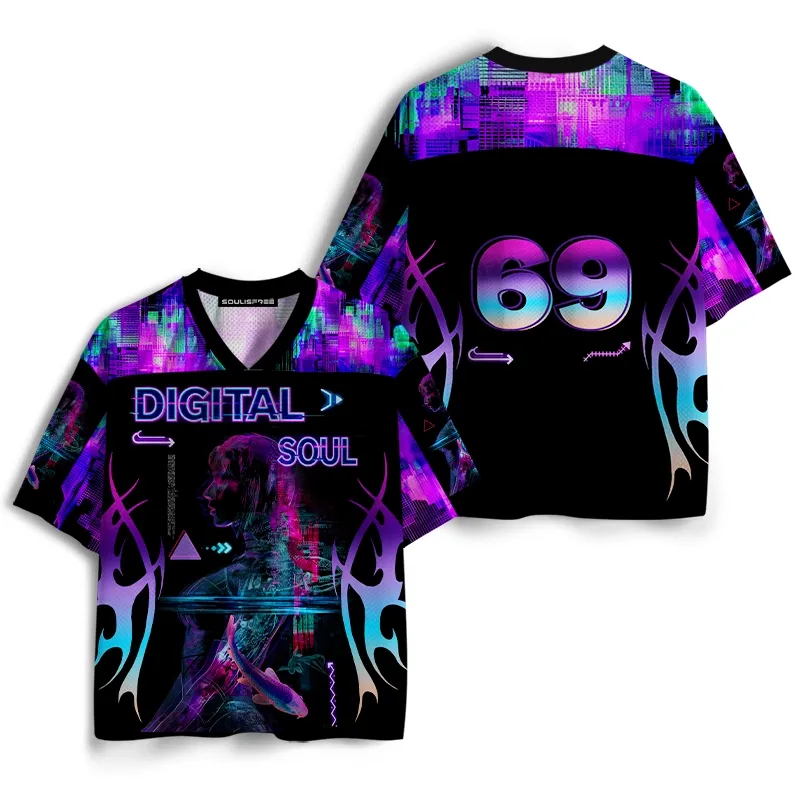 Soulisfree Digital Soul Cyberpunk Mesh Jersey