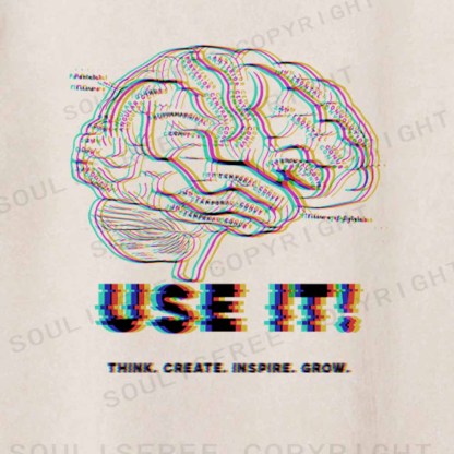 Soulisfree  USE IT ! Washed Tee