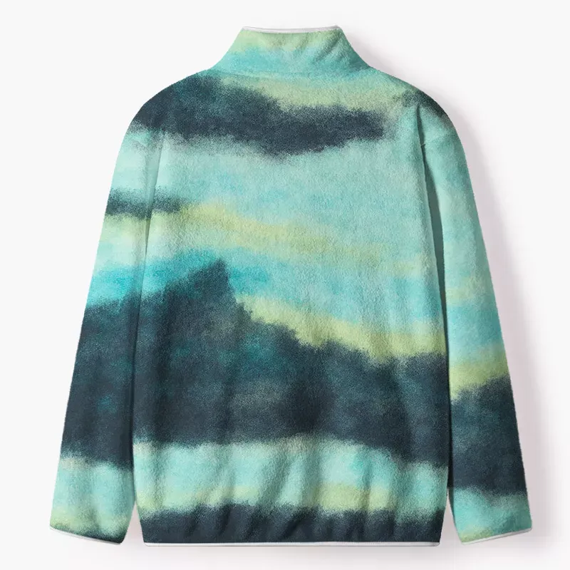 Soulisfree  Cosmic Haze Flannel Zip-Up Jacket