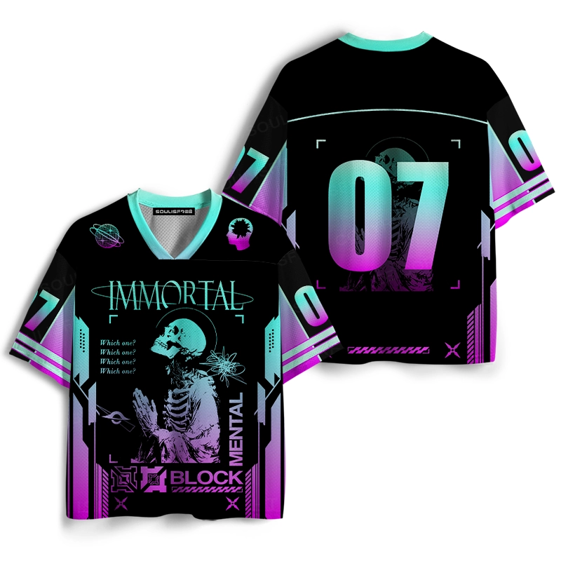 Soulisfree Cyberpunk Immortal Mesh Jersey