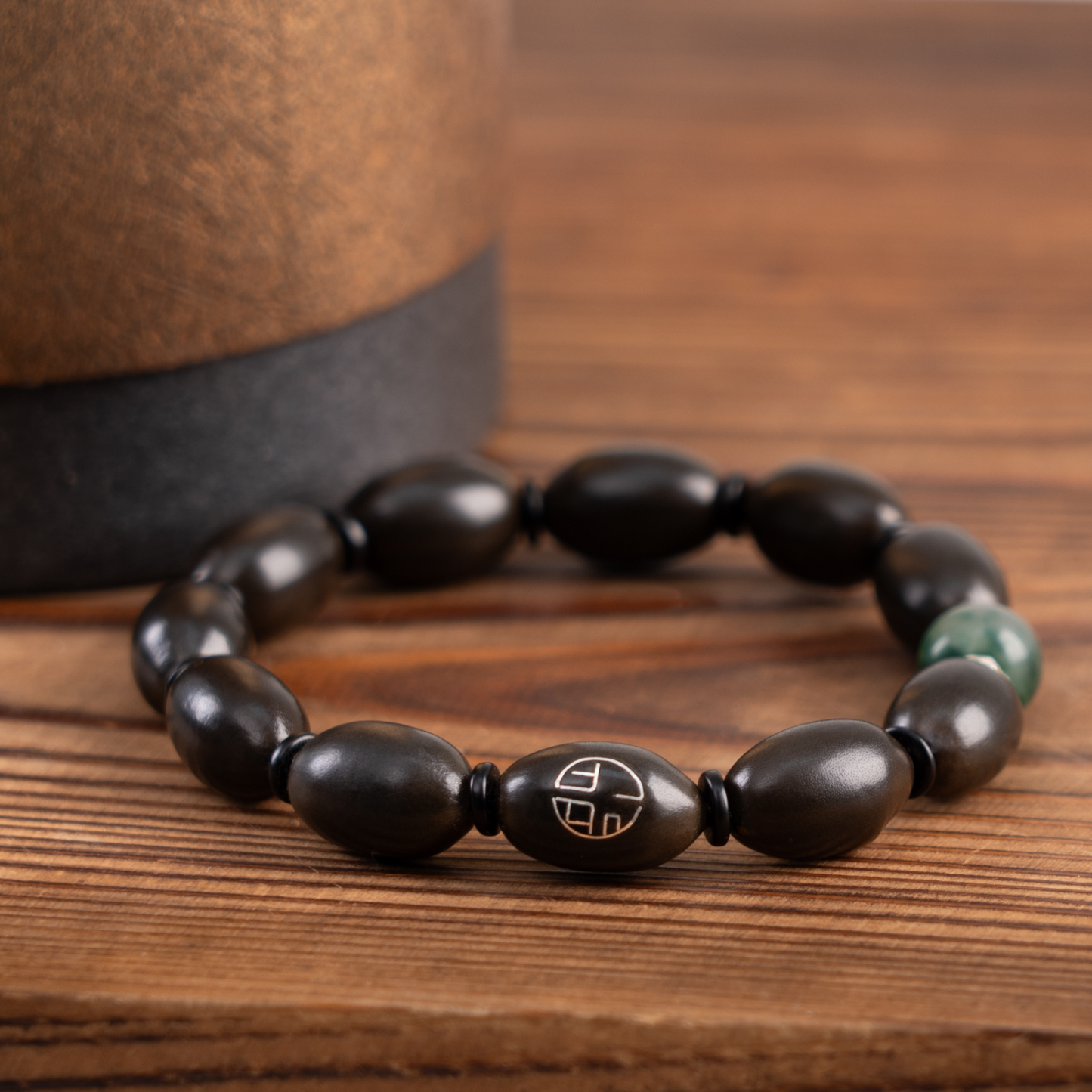 Imperial Jade  carving  Inlaid silver