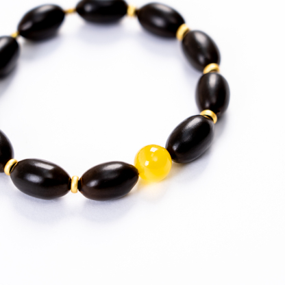 mindful breathing bracelet  tension relief jewelry  Lucky Jewelry