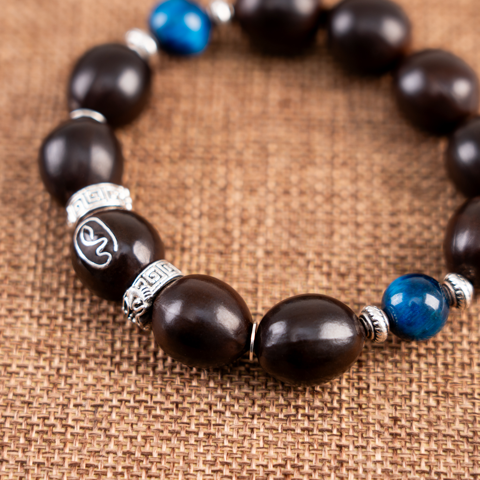 signed by artisan  custom handmade  Blue crystal