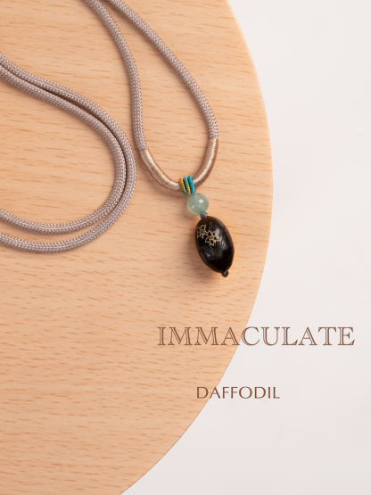  Flower Language  Master  Carved  necklace