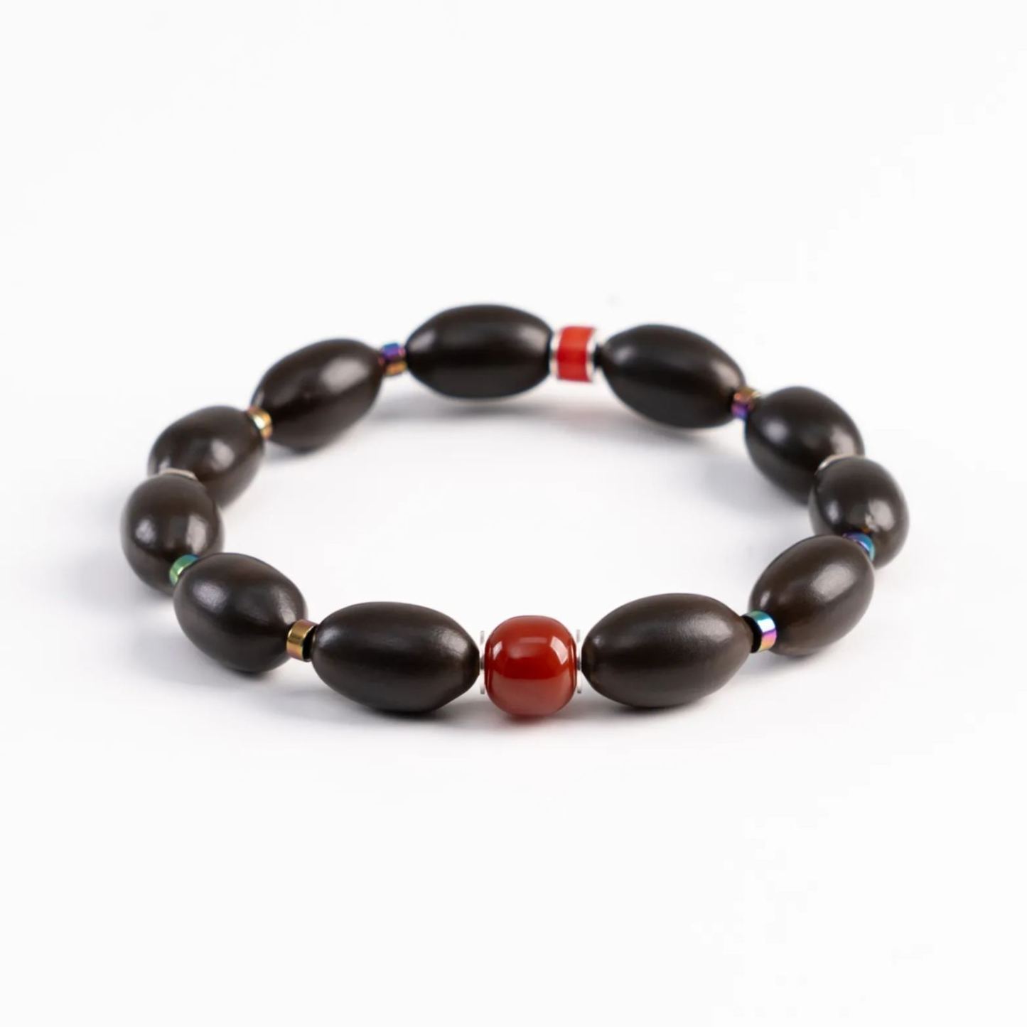 Ruby  Red agate  Pure Silver